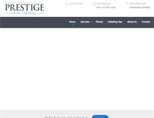 Tablet Screenshot of prestigeautodetailing.com